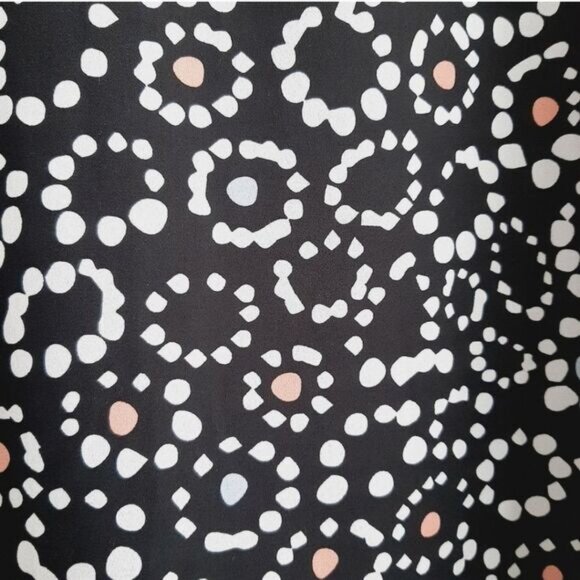 IN EVERY STORY Penningtons Floral Abstract Light Blouse Drop Shoulder Top Sz 2XL - Picture 7 of 11